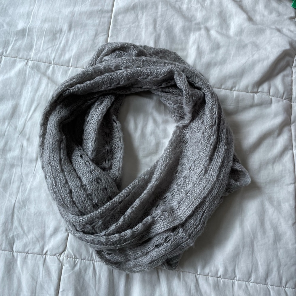 Grey Infinity Scarf